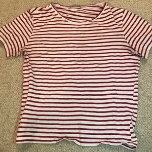 tshirt from zara with stripes